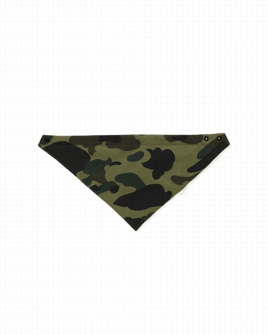 Babero Bape 1st Camo Bandana Niños Verdes | 623098-GMP