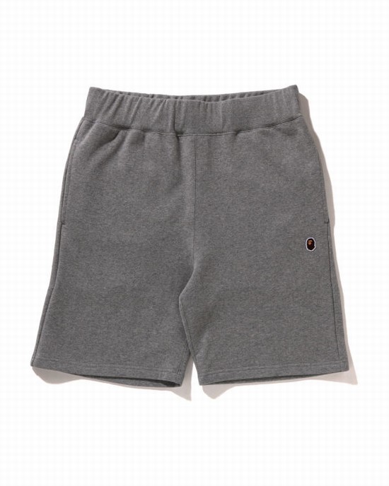 Bermudas Bape Ape Head One Point Hombre Grises | 952071-GWH