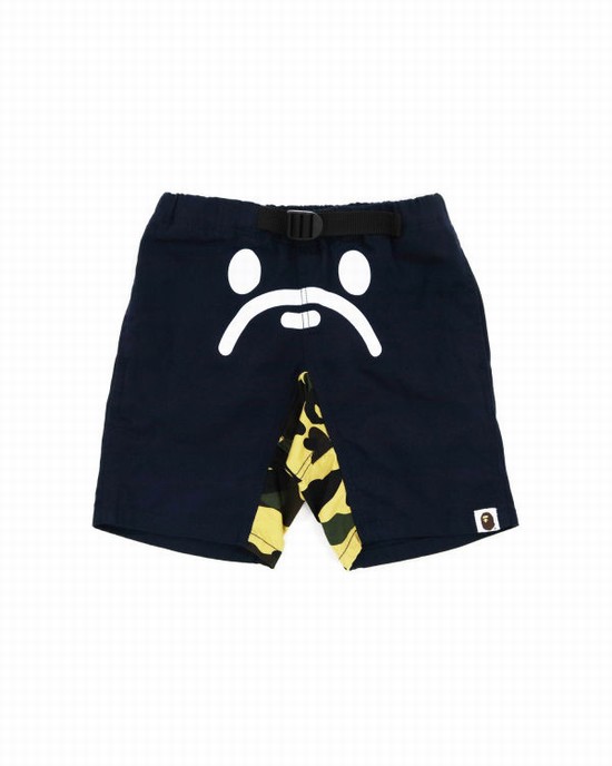 Bermudas Bape Milo Climbing Niños Azul Marino Azules | 027849-ZFD