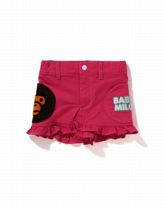 Bermudas Bape Milo Pocket Fill Niños Rosas | 425163-ZUY