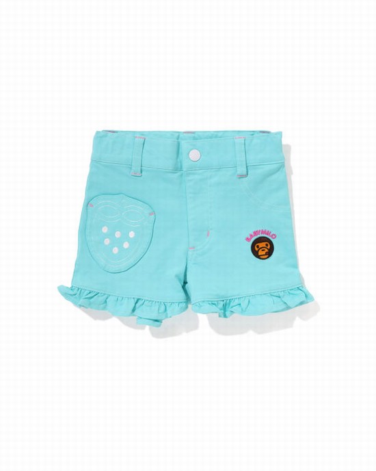 Bermudas Bape Milo Strawberry Frill Niños Verde Menta | 827156-UKI