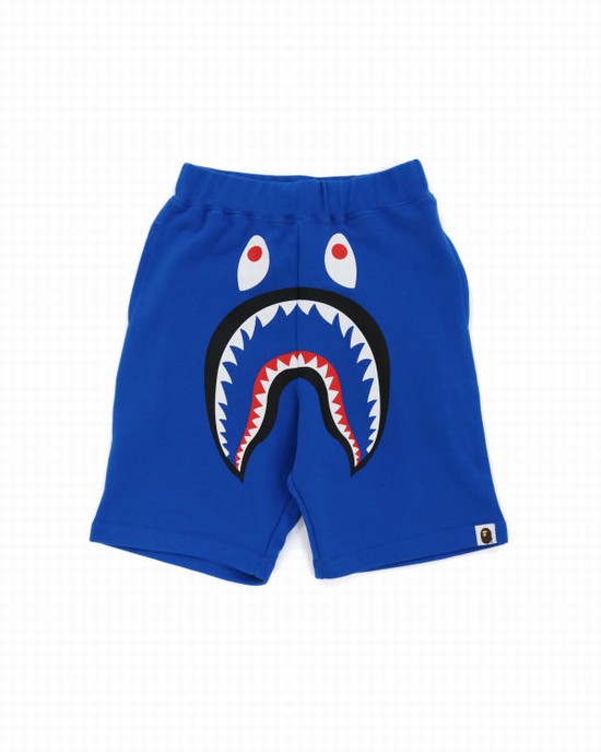 Bermudas Bape Shark Niños Azules | 784261-QXS