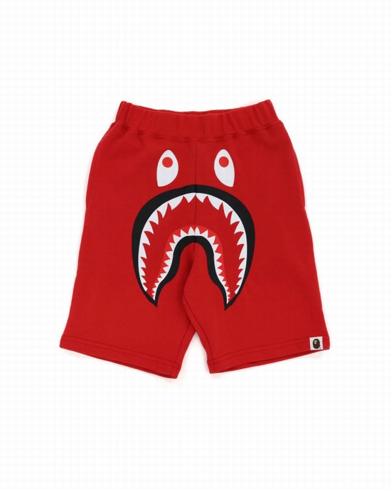 Bermudas Bape Shark Niños Rojos Claro | 280546-XRT