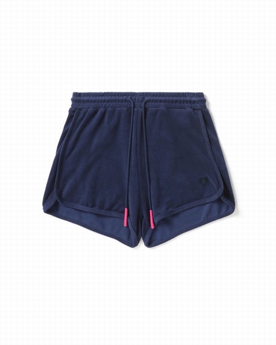 Bermudas Bape Towelling track Mujer Azul Marino Azules | 192367-VKA