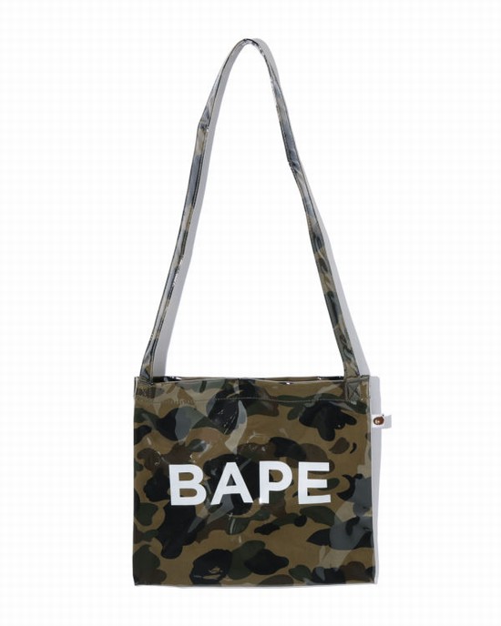 Bolsa De Hombro Bape 1st Camo Hombre Verdes | 186529-LIY