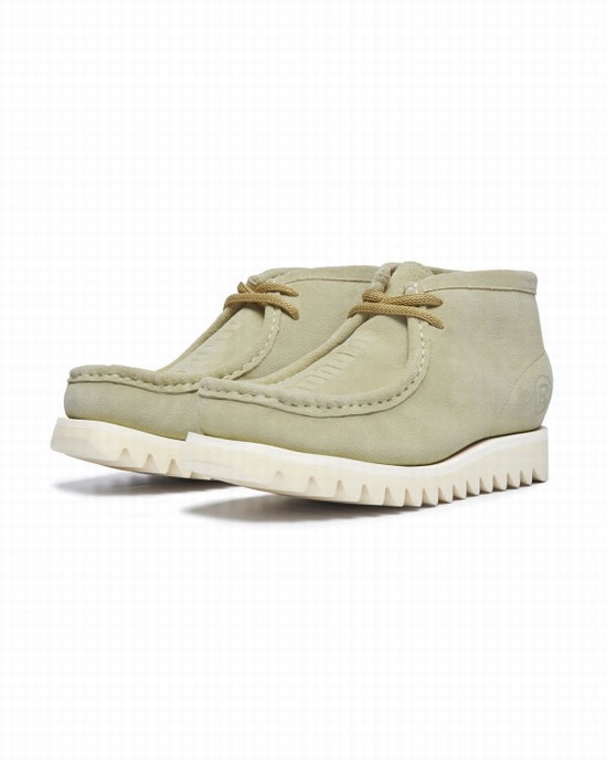 Botas Bape Gamuza Manhunt M2 Hombre Beige | 460721-TXO