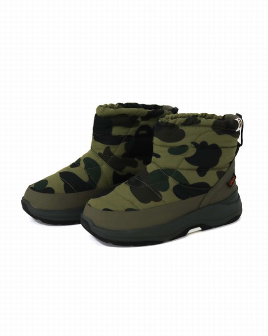 Botas Bape X Suicoke Bower Hombre Verdes | 928061-TGY