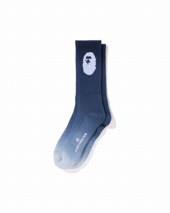 Calcetines Bape Gradation Hombre Azules | 697351-MXP