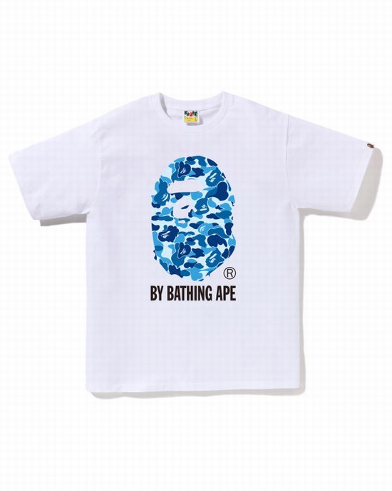 Camiseta Bape ABC Camo By Bathing Ape Hombre Blancos | 105964-JWB