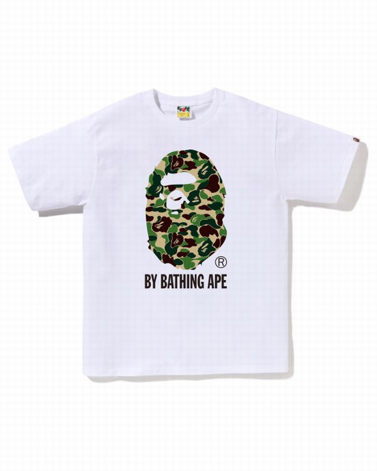 Camiseta Bape ABC Camo By Bathing Ape Hombre Blancos | 981043-XRV