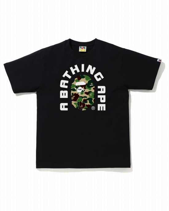 Camiseta Bape ABC Camo College 2020 Hombre Verdes | 159403-OQP