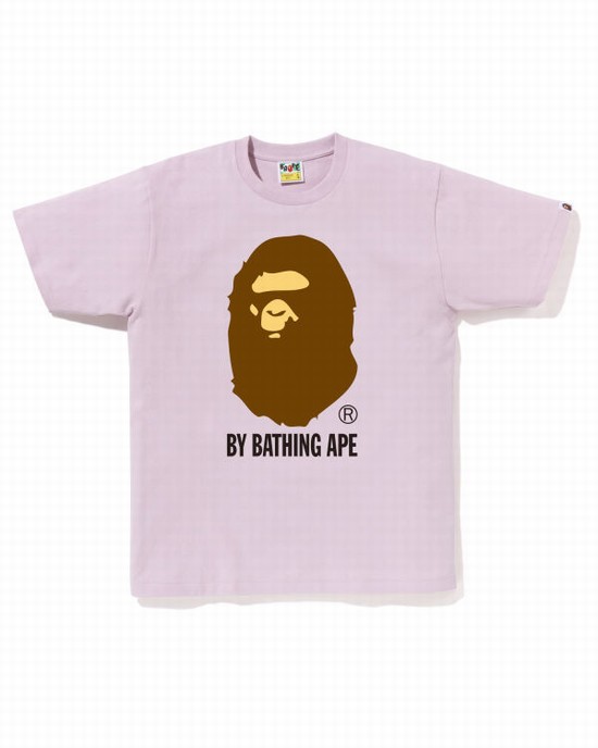 Camiseta Bape By Bathing Ape Hombre Morados | 342089-EJM