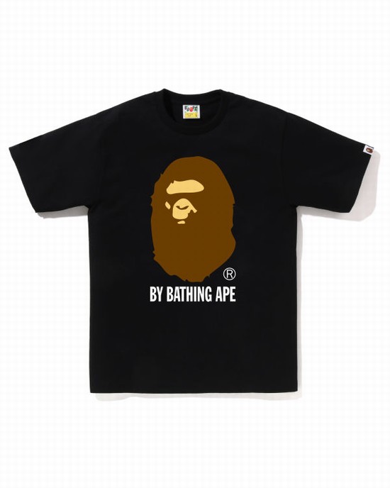 Camiseta Bape By Bathing Ape Hombre Negros | 809137-VGB