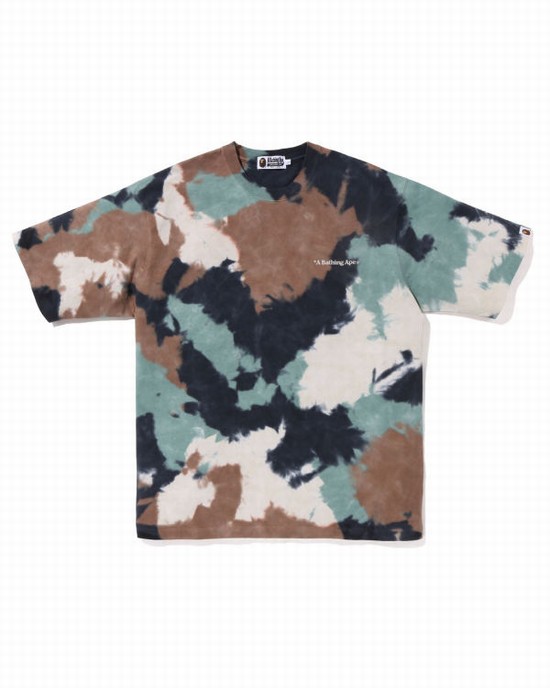 Camiseta Bape Chusen Relaxed Fit Hombre Marrom | 695803-TQZ