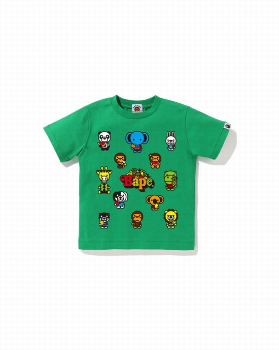 Camiseta Bape Milo Mixed Fruit #1 Niños Turquesa | 524609-CGO