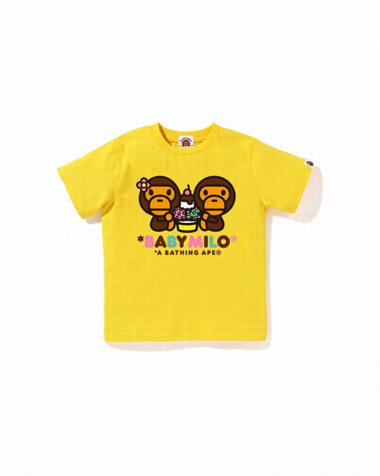 Camiseta Bape Milo Mixed Fruit Milo & Lisa Niños Amarillos | 952470-ZHY