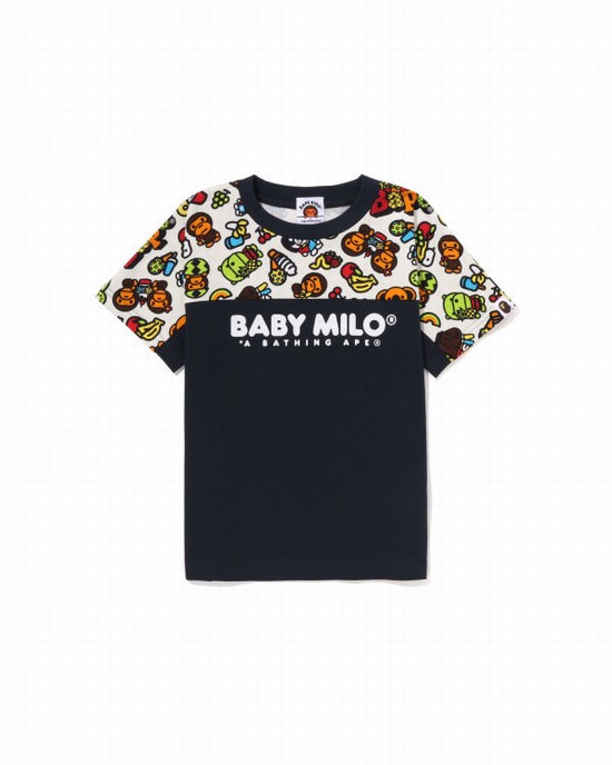 Camiseta Bape Milo Mixed Fruit Niños Azul Marino Azules | 857249-DCK