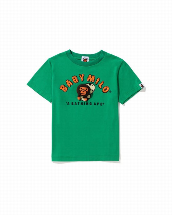 Camiseta Bape Milo Plush Doll In An Egg Niños Turquesa | 298107-PNC