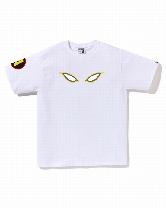 Camiseta Bape Shadow Hombre Blancos | 143907-IED