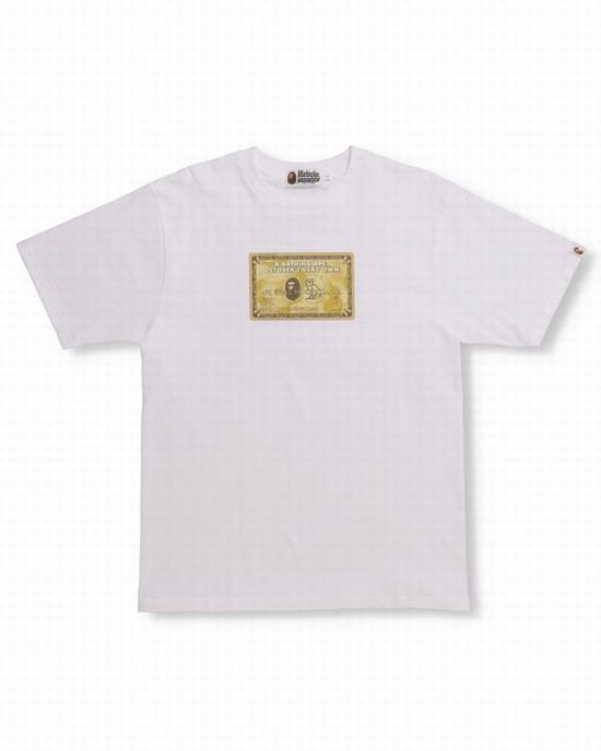 Camiseta Bape X OVO Card Hombre Blancos | 391057-HUA