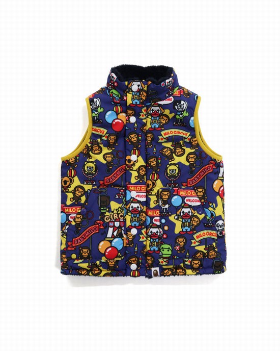 Chalecos Bape Milo Circus Reversible Niños Azules | 513867-SZV