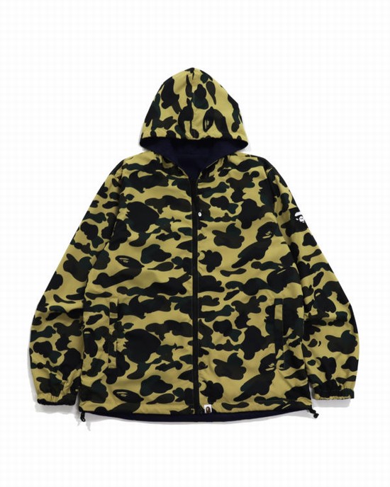 Chaquetas Bape 1st Camo Reversible Hombre Kaki | 645392-EDR