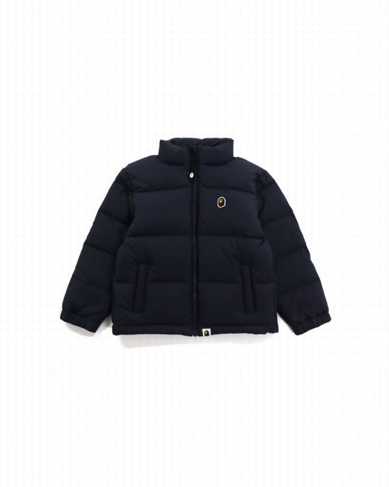 Chaquetas De Plumas Bape One Point Niños Azul Marino Azules | 781243-QIA