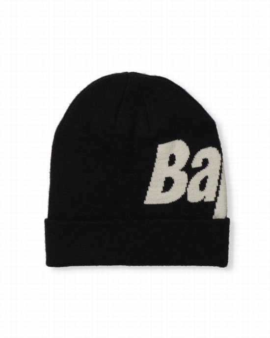 Gorras Bape Knit Hombre Negros | 291630-AIM