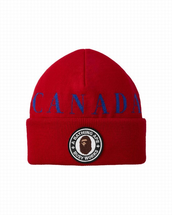 Gorras Bape X Canada Goose X Concepts Hombre Rojos Claro | 310756-AHN