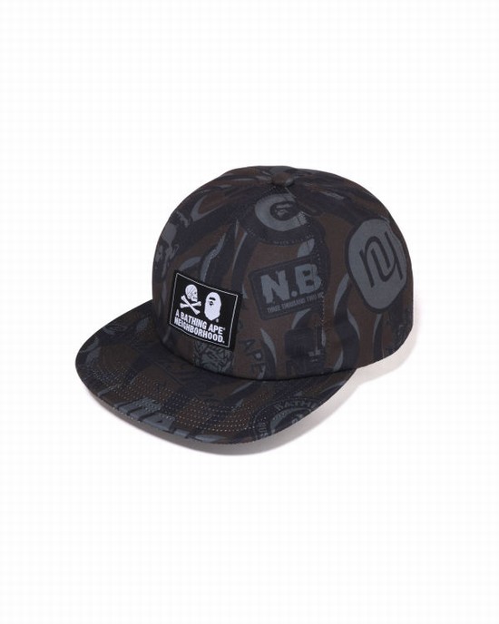 Gorras Bape X NBHD Hombre Negros | 140279-EGV