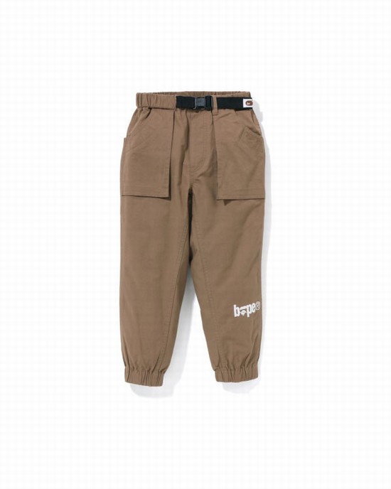 Pantalones Bape Climbing Niños Beige | 928056-WXQ