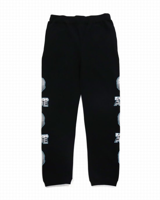 Pantalones Bape Estampados #1 Hombre Negros | 702589-WBN