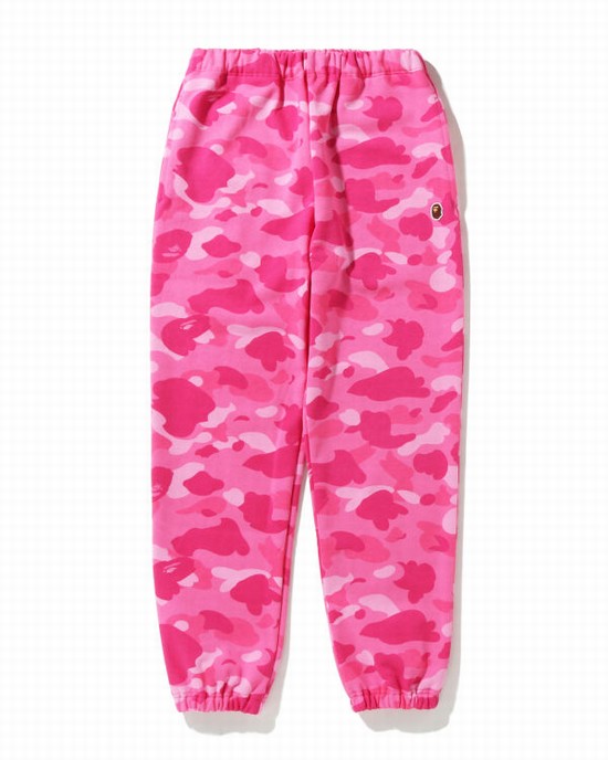 Pantalones Deportivos Bape Color Camo Oversized Mujer Rosas | 893560-HMO