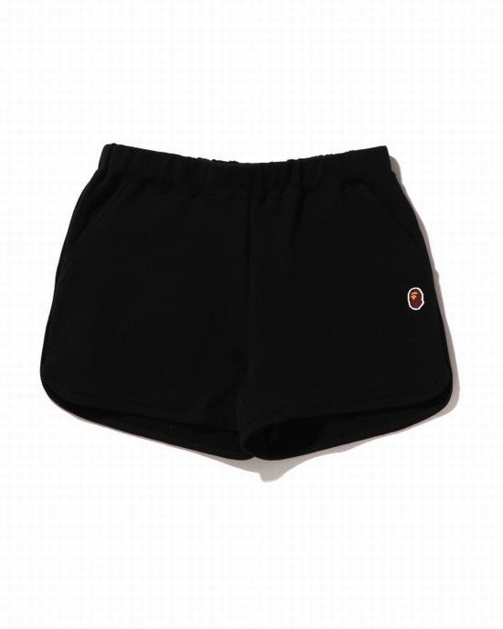 Pantalones Deportivos Bape One Point Mujer Negros | 352061-GIQ