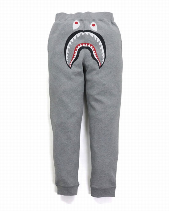 Pantalones Deportivos Bape Shark Hombre Grises | 593861-XHG