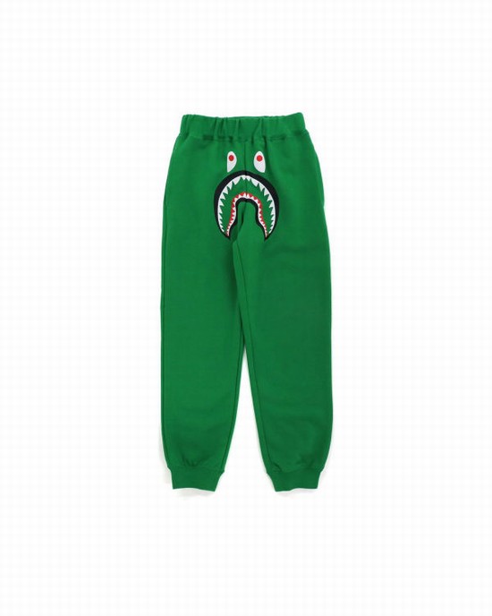 Pantalones Deportivos Bape Shark Slim Niños Azules Verdes | 794635-YNB