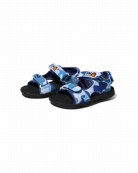 Sandalias Bape ABC Milo Niños Azules | 058741-JCD