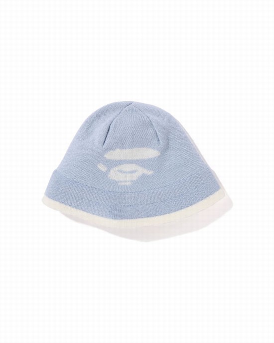 Sombreros Bape APE Face Mujer Azules Claro | 970824-LZD