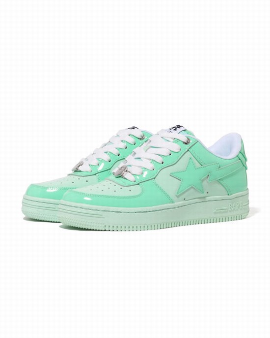 Tenis Bape Colors STA Mujer Verdes Claro | 392417-UIV