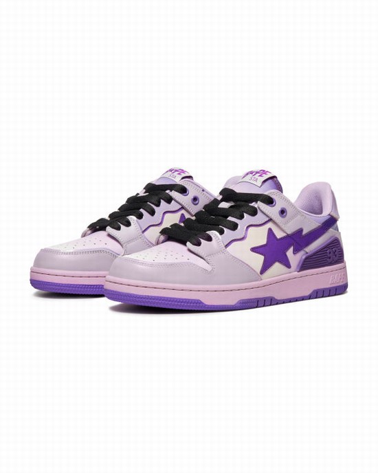 Tenis Bape SK8 STA #1 Mujer Morados | 238649-UYX