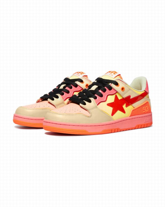 Tenis Bape SK8 STA #1 Mujer Naranjas | 092738-EAH