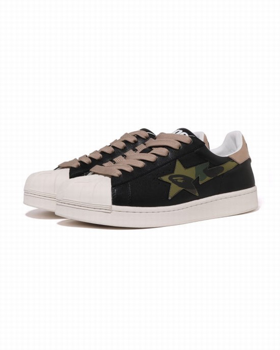 Tenis Bape Skull STA #1 Hombre Negros | 378016-ZID