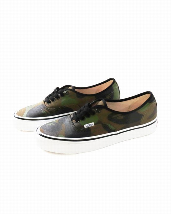 Tenis Bape X Vans 1st Camo Authentic Hombre Verdes | 782094-VWU