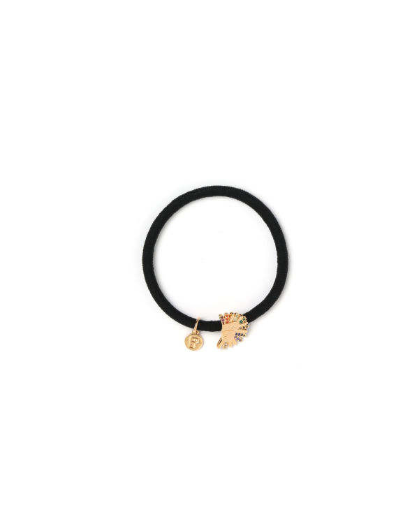 Accesorios Para El Cabello Bape Gold-toned logo Mujer Dorados Negros | 320491-YEL