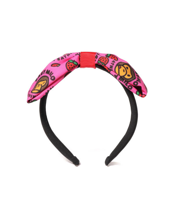 Accesorios Para El Cabello Bape Milo Strawberry Ribbon Niños Rosas | 239450-BUR