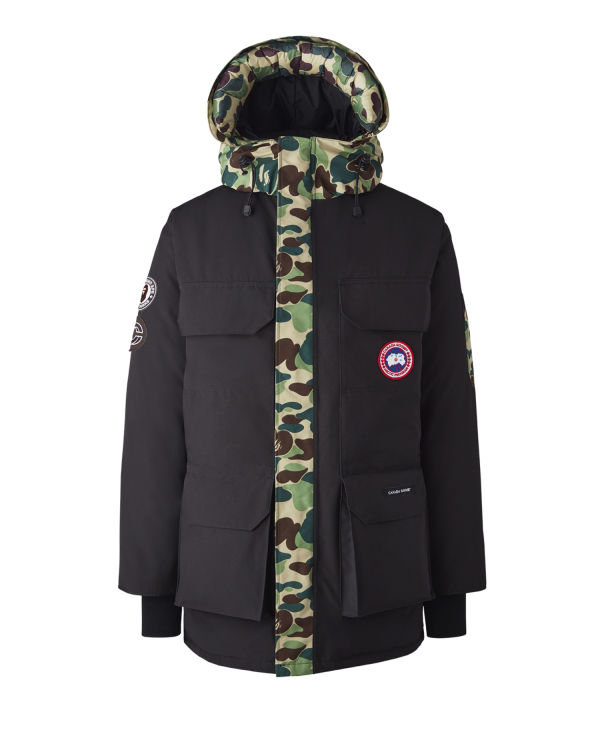 Anorak Bape X Canada Goose X Concepts ABC Camo Expedition Hombre Negros | 413862-EBA