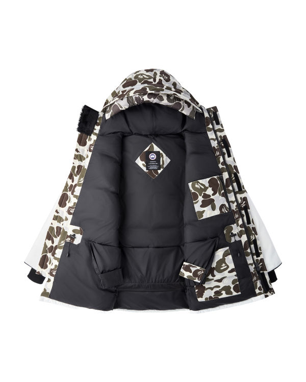 Anorak Bape X Canada Goose X Concepts ABC Camo Expedition Hombre Blancos | 632910-ZCX