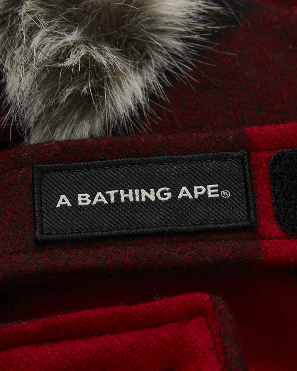 Anorak Bape X Woolrich Arctic Hombre Rojos Claro | 649703-HMR