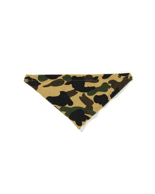 Babero Bape 1st Camo Bandana Niños Amarillos | 651047-BOA