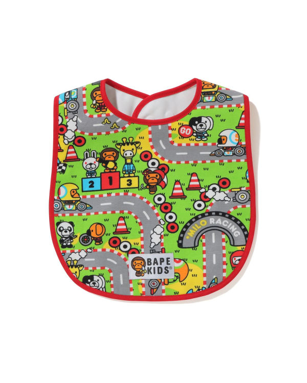 Babero Bape Milo Carreras Niños Rojos Claro | 385926-ZHA